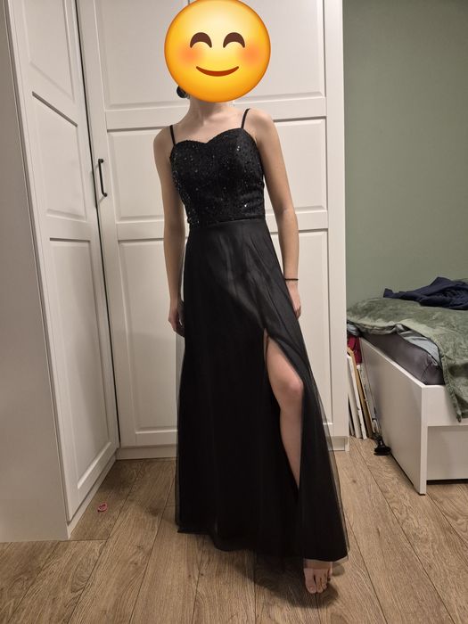 Suknia długa, wieczorowa, studniówka 36