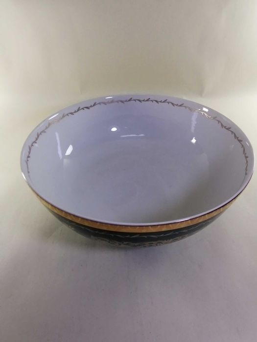 Taças Galé cornucópias Porart - Branca e verde