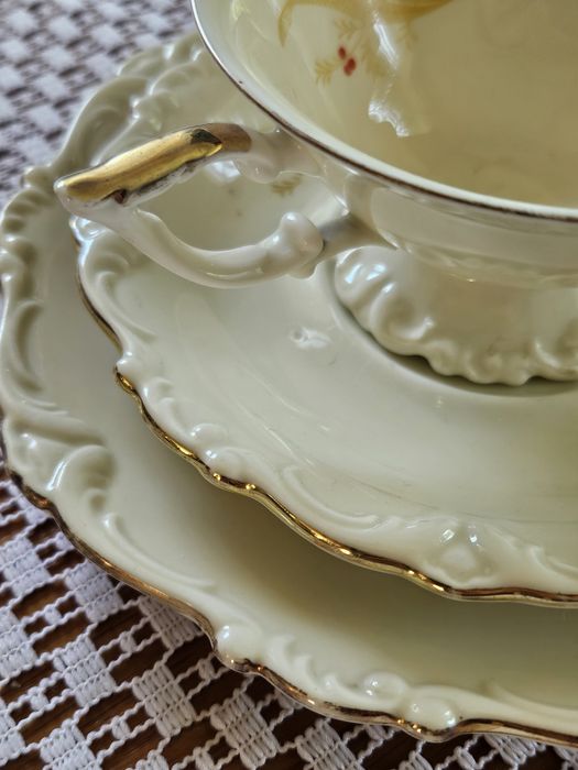 Zestaw porcelanowy Trio BAWARIA.