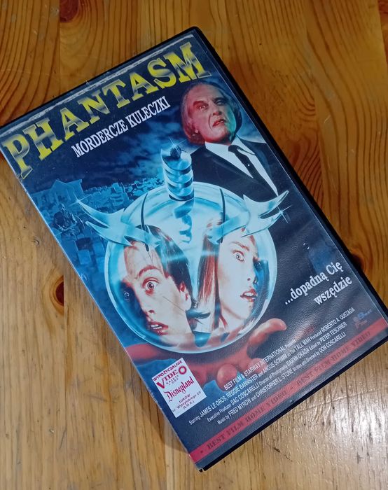 Kaseta VHS - Phantasm Mordercze Kuleczki - Film Horror 1988 Best Film PL