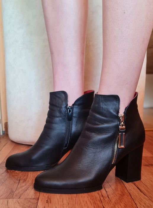 Чоботи шкіряні демісезон