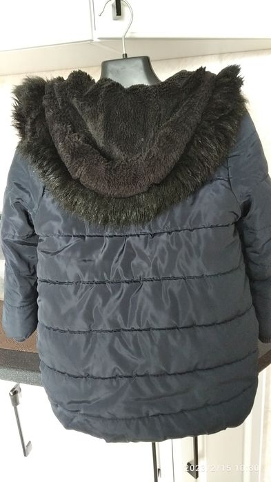 Куртка довгенька пальто на дівчинку зріст 98-104 см