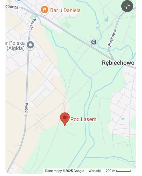 Działka w Baninie pod bliźniaka lub dom jednorodzinny