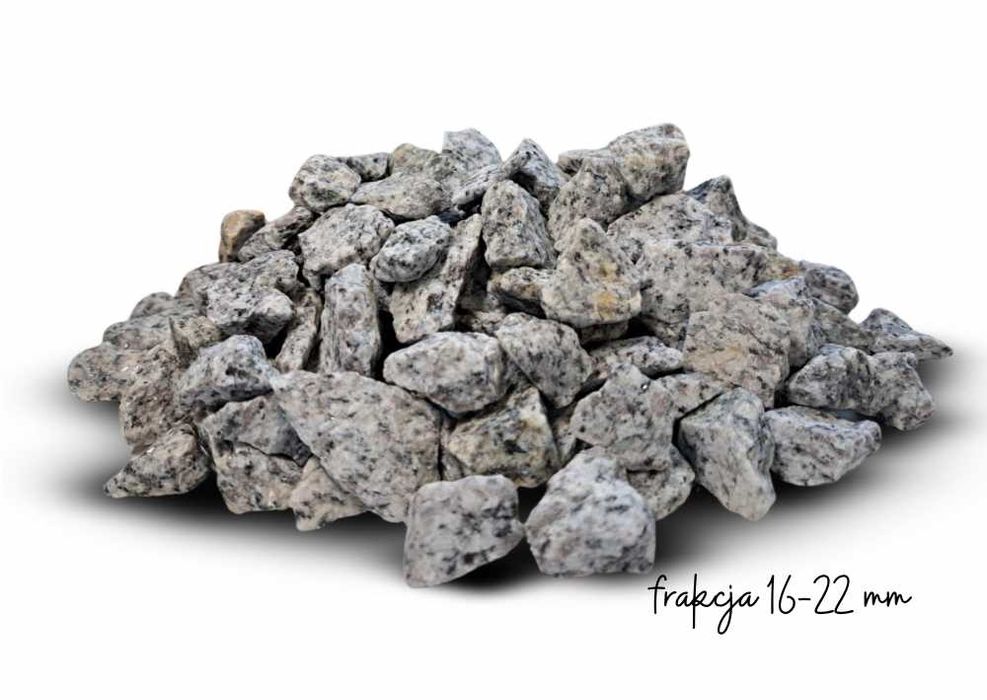Grys szary granitowy, dalmatyńczyk, 16-22 mm do ogrodu