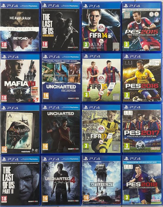 16 Jogos diversos ps4