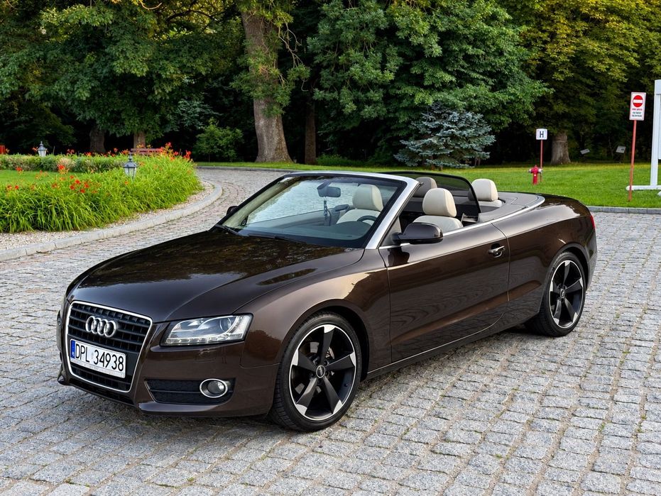 Audi A5 Cabrio 2011r 2.0 TDi 177km Manual Cabrio Navi Skora Alu Piękny Stan Zamiana