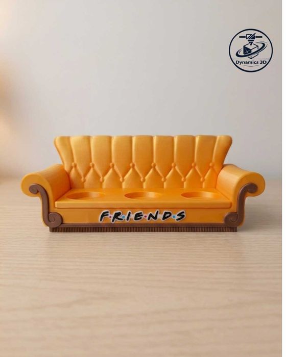 Suporte expositor, figuras Friends – Sofá Central Perk (impressão 3D)