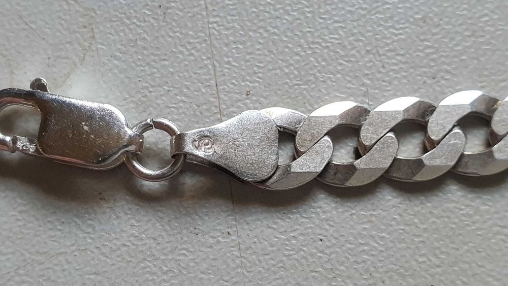łańcuszek - pancerka - 26 gr srebro 925