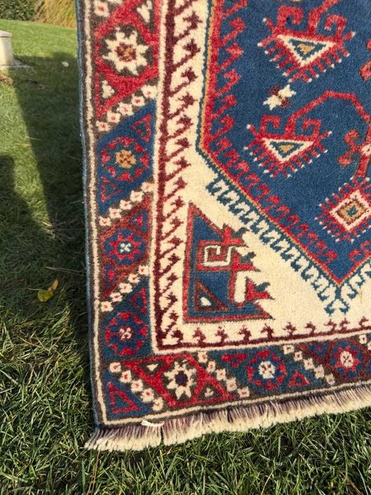 Wełniany Kazak Kaukaz dywan dywanik Kaukazki r.tkany 130x77 gal. 3 tyś