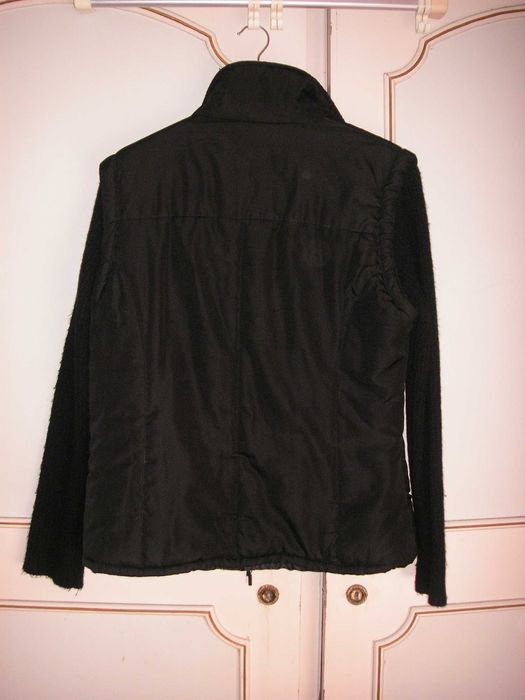 Casacos / Parkas Curtos Branco e Preto