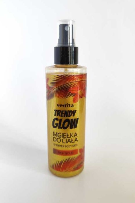Mgiełka Trendy Glow Rich Gold Rozświetlająca mgiełka do ciała Venita