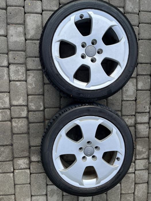 Alufelgi 5x112 17 cali Audi A3 A4 opony 225/45/17 zamiana