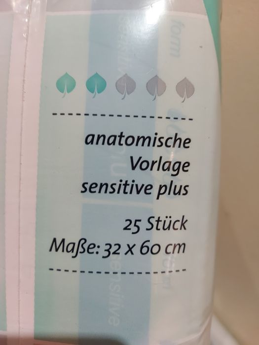 Pieluchy dla dorosłych, majtki 25 szt. Seguna sesitive plus