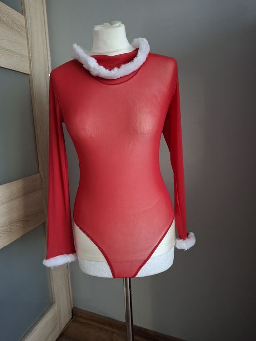 Body długi rękaw Mikołajowa 48/50 damskie