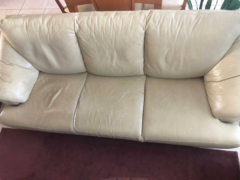 Sofás em Pele - Bege