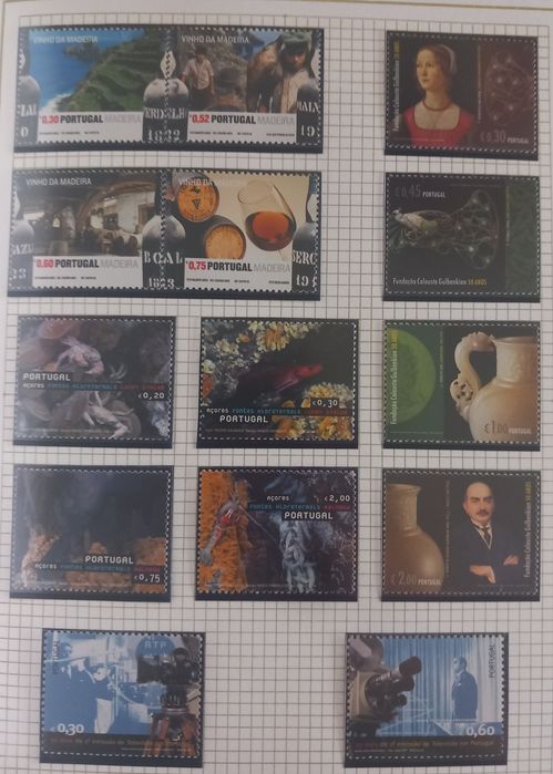 Selos portugueses filatelia