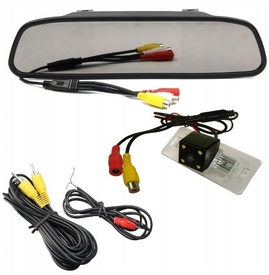 Lusterko z monitorem + Kamera cofania AUDI A4 A6 Q5 TT