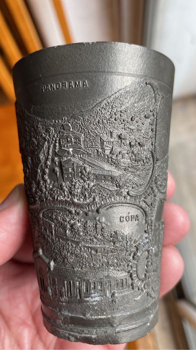 Copo estanho revordação raro