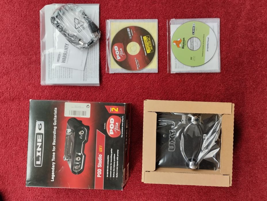 Interface USB Line 6 POD Studio UX1 (Novo)