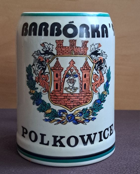 Kufel kolekcjonerski Barbórka 1994 KGHM.