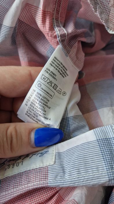 Bawełniana koszula w kratę męska