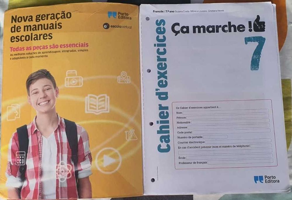 Francês - Magie des Mots 7º + Ça marche ! 7.º Ano cadernos