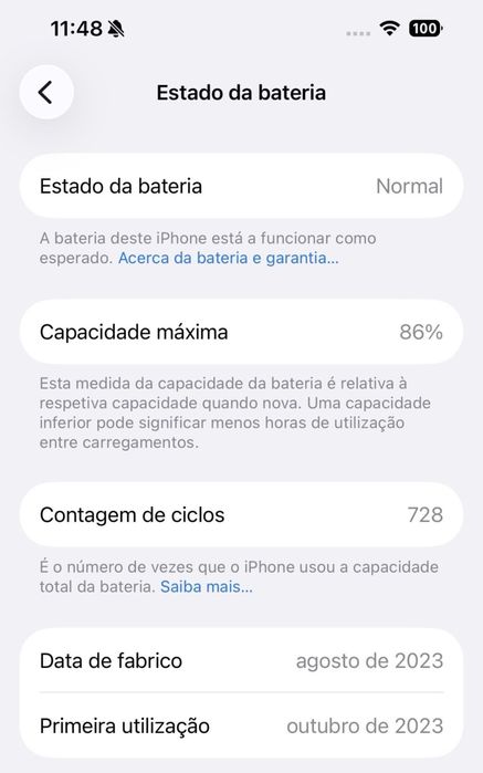 Iphone 15 pro max 256gb branco