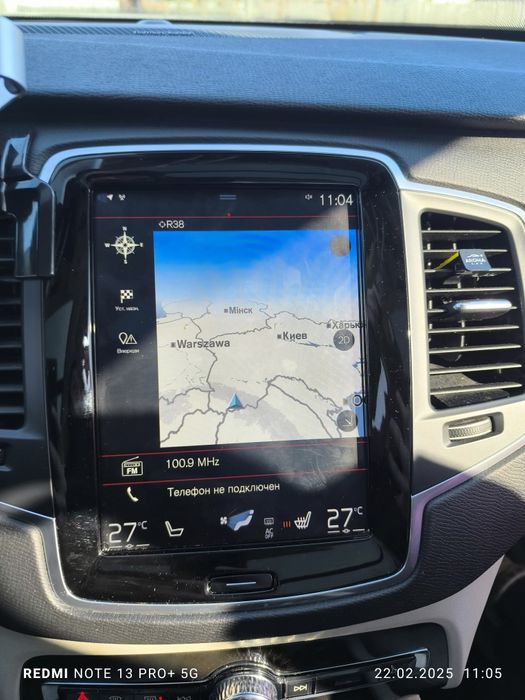 Volvo . Навігація прошивка Карти України та Європи Volvo Вольво карту