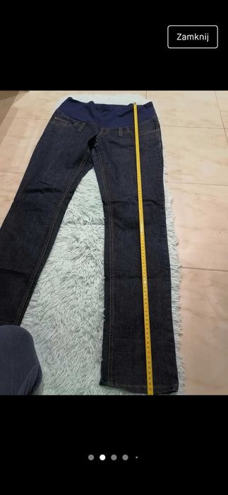 Spodnie ciążowe jeans rozm L
