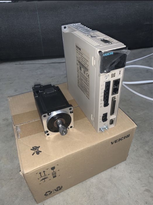 Сервомотор комплектний сервопривод Veichi 400 Вт 1.27 Hm 220 В