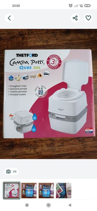 zestaw duży 7 litrów Środki płyny do toaleta przenośna kempingowa WC