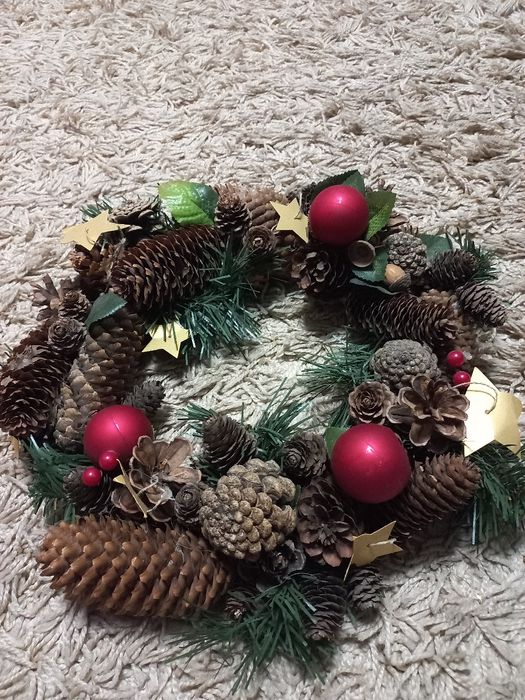 Вінок новорічний/ різдвяний на двері