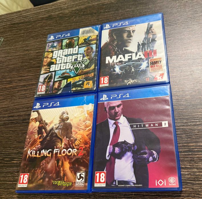 Zestaw 4 Gier PS 4 Polecam