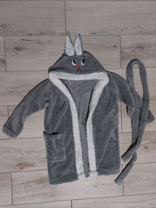 Szlafrok z paskiem króliczek rozmiar 98/104 Elite
