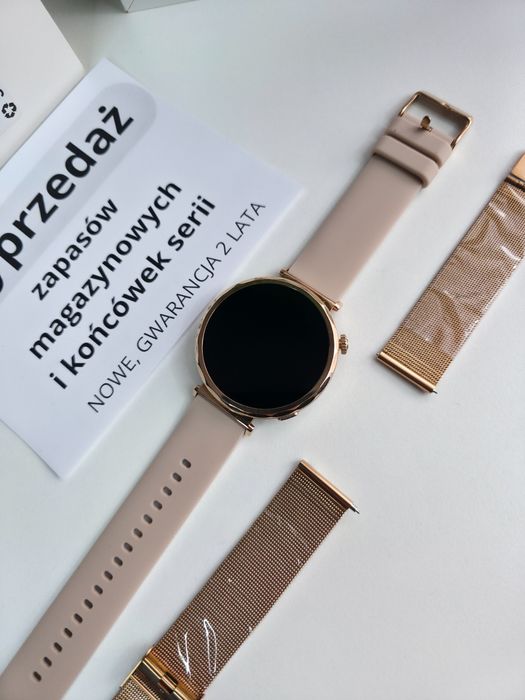 Smartwatch Damski, nowy, pełny komplet. Wyprzedaż magazynu