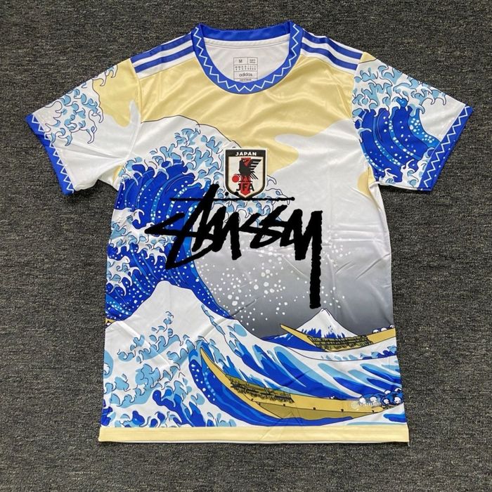 ✴︎TZUSSI　オーダー品✴︎ Jersey/football t-shirt Japan x Stussy/джерсі японія стусі