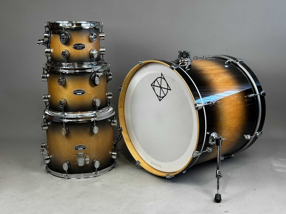 PDP Pacific FS Series + Dixon Fuse Shell Set 10/12/14/22 | Tobacco Burst | Birch