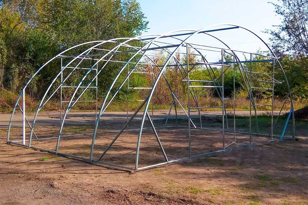 Duży  tunel gospodarczy o wymiarach 5x10 z poliwęglanem 8 mm SOLIDNY