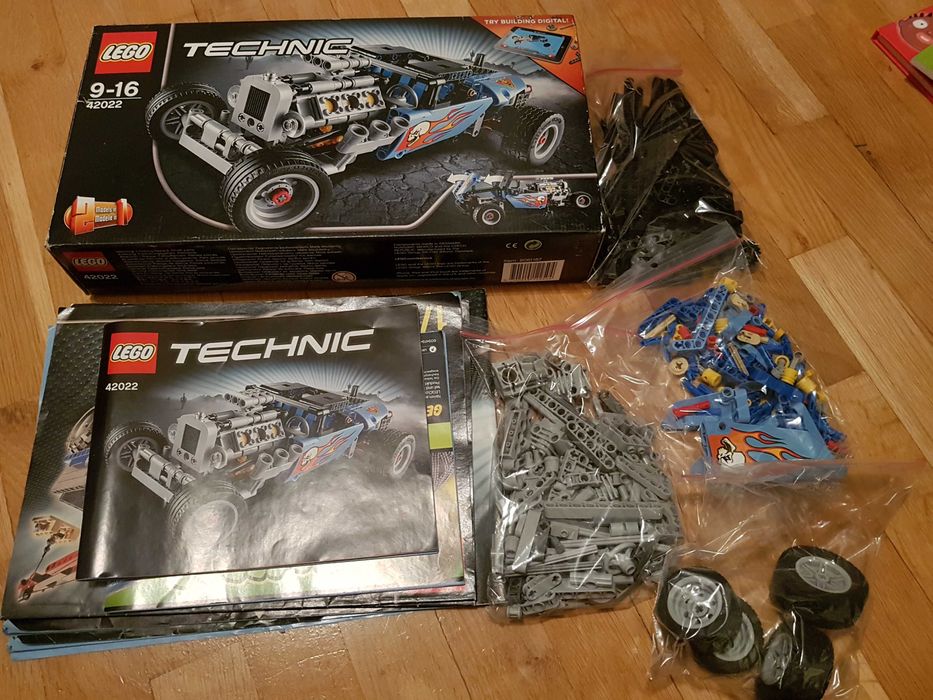 Lego technic 42022 Hot Road dwa modele do zbudowania