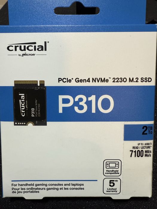 Crucial P310 2TB M.2 2230 NVMe PCIe Gen4 SSD