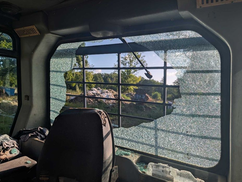 Hanomag D580E spycharka na chodzie + części zapasowe – cena netto