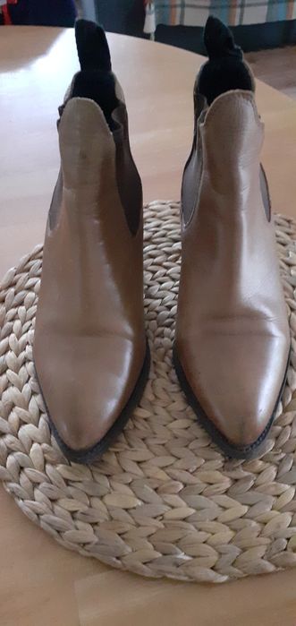 Buty damskie skórzane