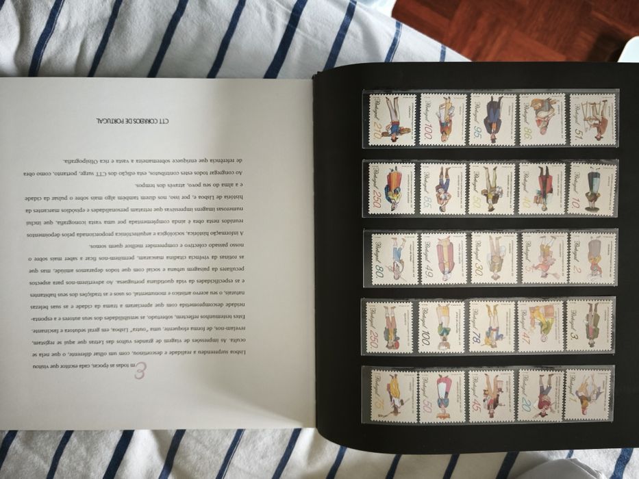 Livro de filatelia " Nossa Lisboa dos outros"