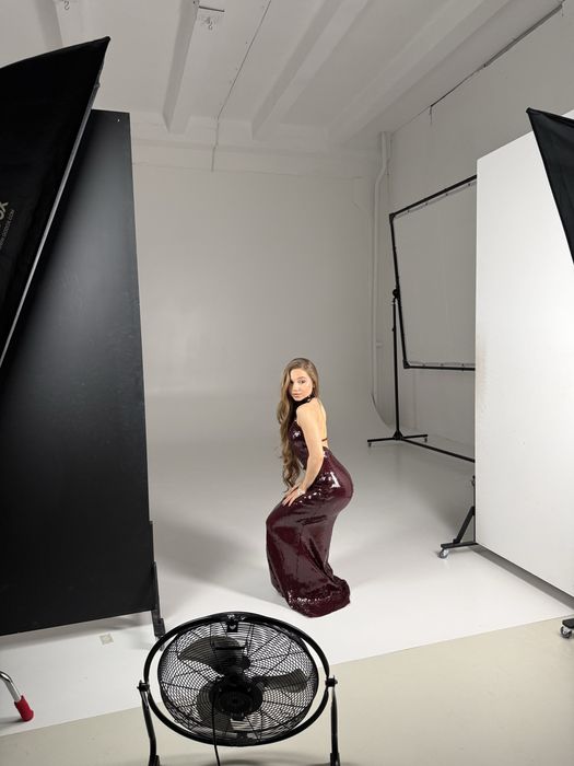 Сукня з італійської паетки MAXI Cherry