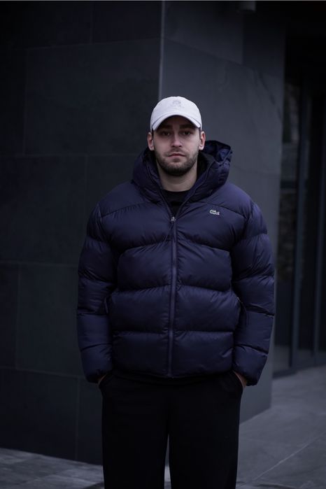 Lacoste двосторонній пуховик – велике лого, стиль на максимум