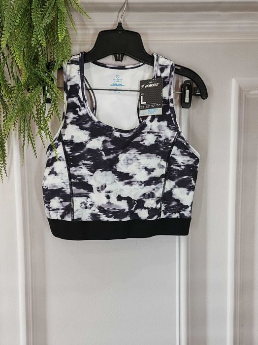 Nowy sportowy stanik/biustonosz/top Primark 42/44 poliester/elastan