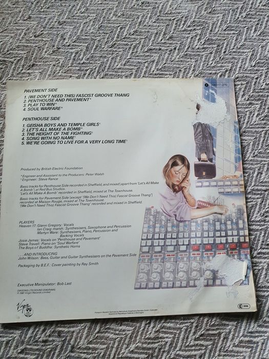 Heaven 17 – Penthouse And Pavement -winyl 1981 EX-