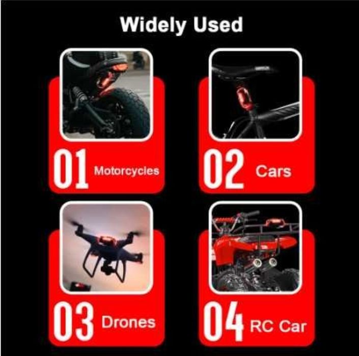 Leds mota/Drone/carro luz presença