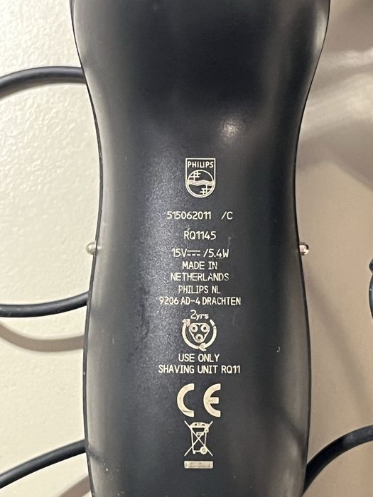 Golarka Phillips SensoTouch RQ 1145 - niedzialajaca bateria