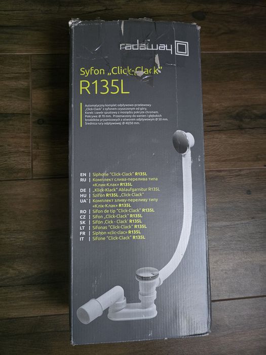 Сифон для ванни Clik-Clak R135L Radaway